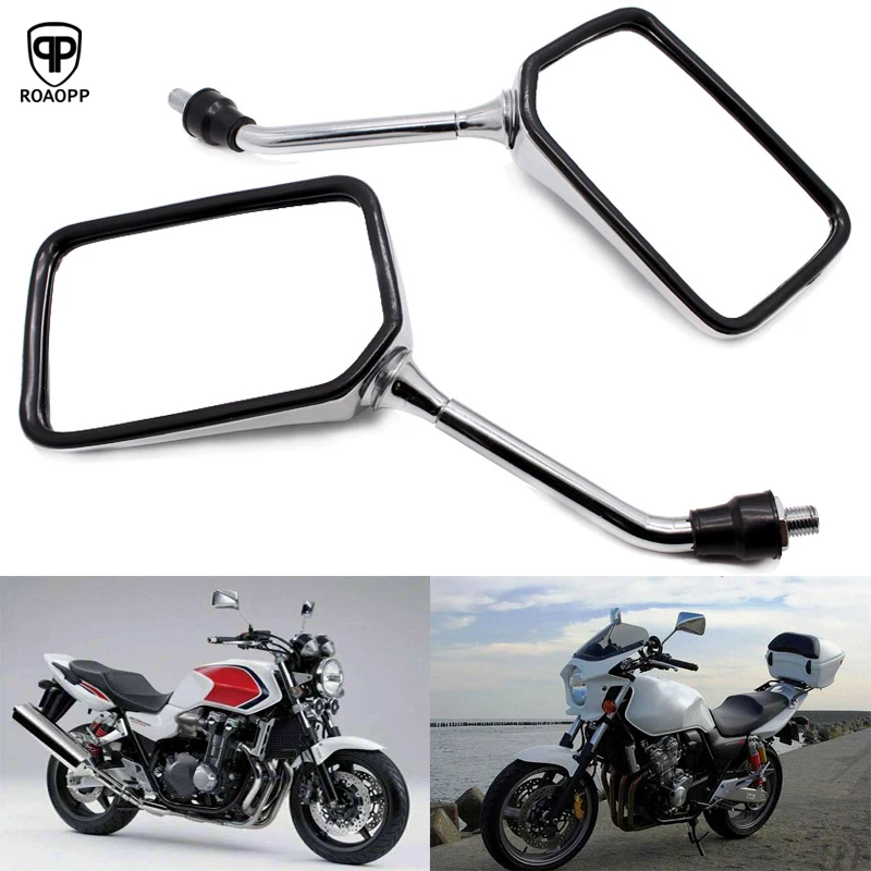 Зеркало заднего вида для мотоцикла Roaopp 10 мм Honda CB400 CB750 CB1000 CB1300 CB 1 VTEC VT250 ZRX400