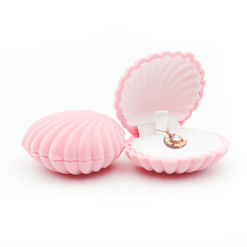 

100 Languages I Love You Shaking Sounds with Projection Clavicle Alloy Pendant Necklace+Shell Gift BOX Girls Jewelry Sets 2019