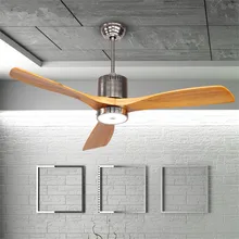 52 дюймов Nordic Творческий столовая вентилятор Ресторан потолочный вентилятор современный простой Спальня гостиной вентилятор