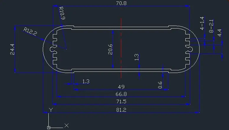 1 шт, 25*82*100 мм diy Алюминиевая коробка Электрический Штампованный корпус проект чехол анодированный усилитель корпус алюминиевый чехол