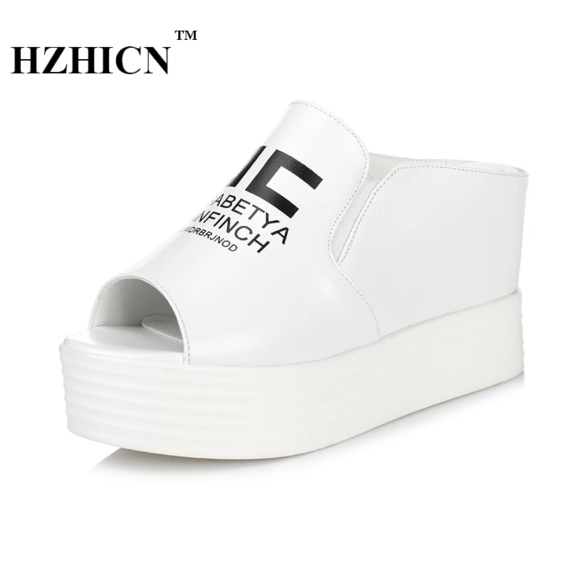 

Ladies Summer Shoes Woman Sandals 2017 New Arrival Casual Mujer Zapatos High Heel Slips Chaussure Femme Talon Platform Slippers