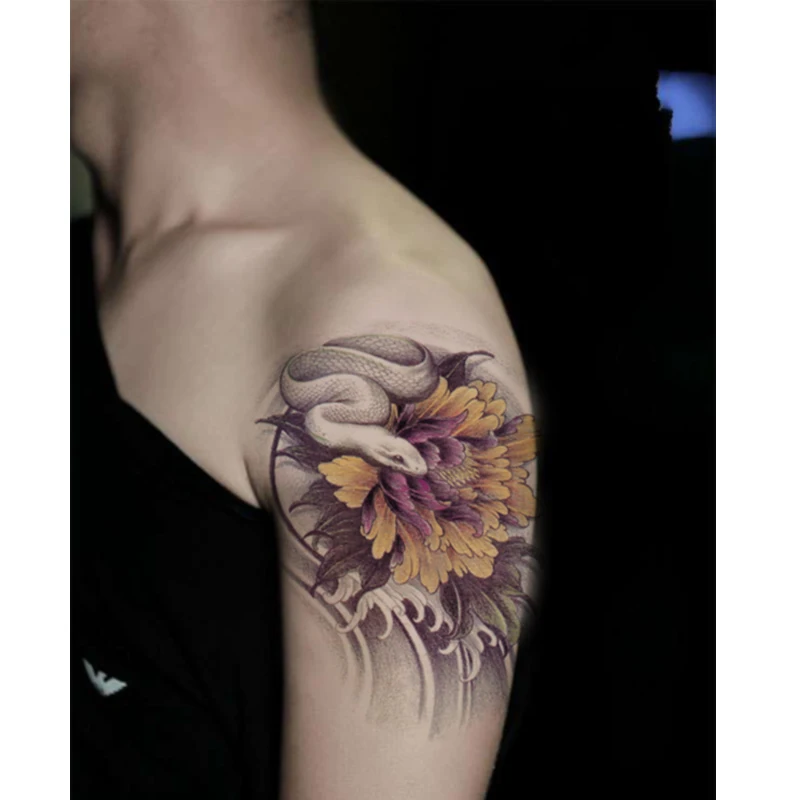 Waterproof Temporary Large Tattoo Sleeve Stickers Sexy ...