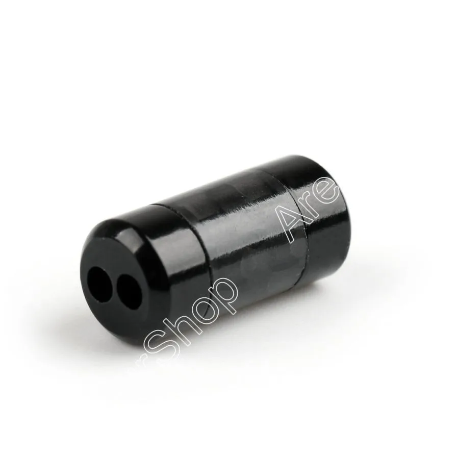 Areyourshop Лидер продаж 100 шт. черный серебристый мини углеродного волокна брюки загрузки Y Splitter динамик RCA аудио провода