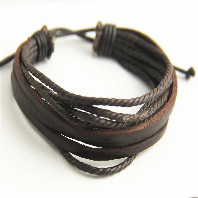 Genuine Leather Cord Bracelets Bangles Rope Chain Friendship Genuine Leather Cord Bracelets Bangles Rope Chain Friendship For Women And Men Jewelry Hipanema Lbr0033 In Charm From