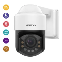 ATFMI WIFI 1080P PTZ IP Camera 4X Zoom Network Camera Full Color Night Vision H265 2MP Waterproof IP66 IR 60m PTZ 1920X1080