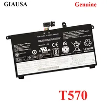 GIAUSA genuíno 00UR890 00UR891 00UR892 Bateria Para Lenovo ThinkPad T570 P51S SB10L84121 SB10L84122 SB10L84123 4ICP6/38/64- 1