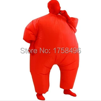 Взрослый костюм Chub надувные костюмы синий зеленый красный фиолетовый розовый