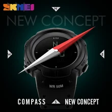 Мужские спортивные часы с компасом, наручные часы с обратным отсчетом, цифровые часы, Relogio Masculino Relojes Hombre Horloge Orologio Uomo, новинка SKMEI