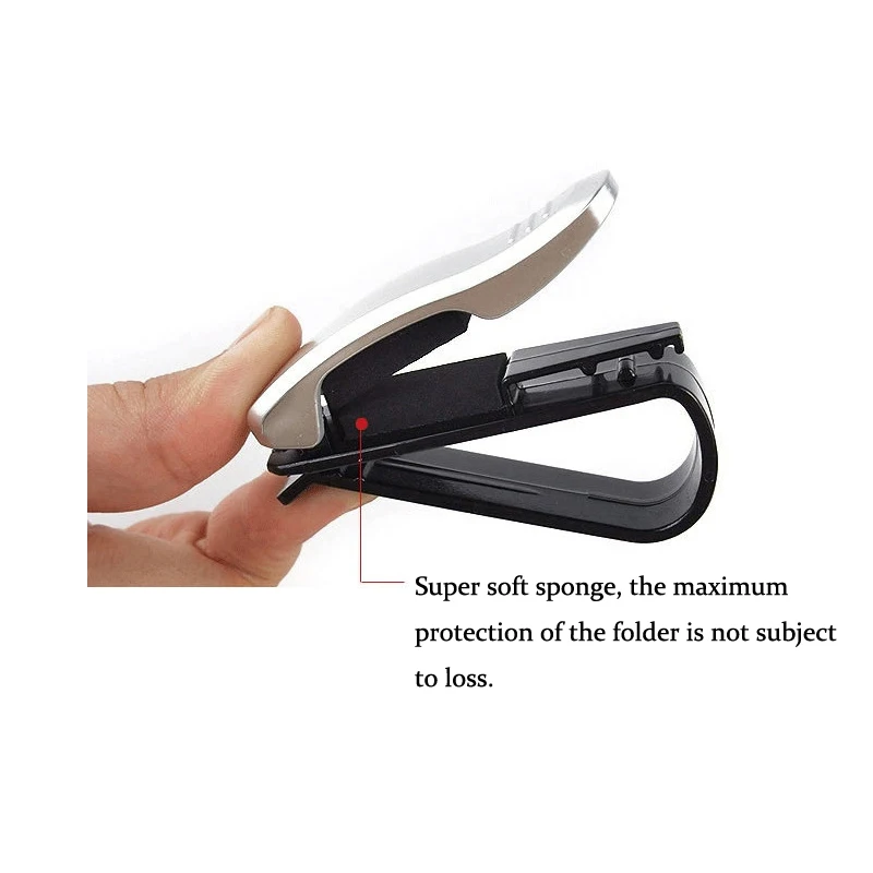 4 Colors S-Type Car Glasses Folder 1pc/Lot Car Glasses Paper Clip Cars Supplies