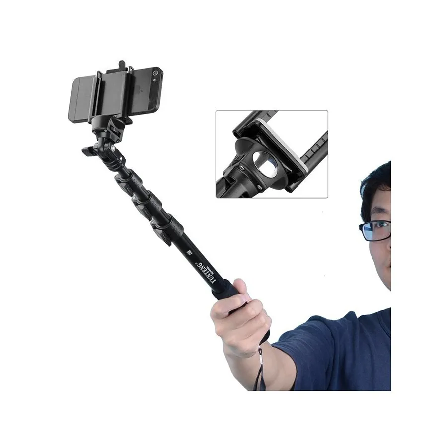 4 в 1 Yunteng 188 ручной Selfie Stick + Yunteng 228 мини-штатив + Bluetooth Remote Управление автоспуска камера затвора для телефона