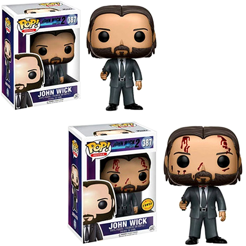 

FUNKO POP Official John Wick 387 # Exclusive Limited Edition Movie Vinyl Character Action Figures Model Doll Toys for Gifts