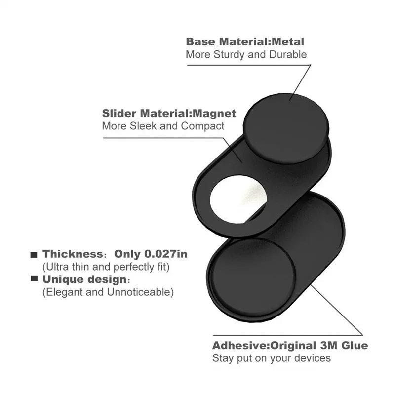 Tongdaytech веб-камера крышка затвора Магнитный слайдер металлическая ультра тонкая крышка объектива камеры для телефона Macbook Ноутбуки объектив стикер конфиденциальности