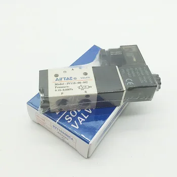 

3 way pneumatic solenoid valve 3V110-06-NO / AC220V 1/8" port Airtac air control valve normal open 0.15~0.8Mpa