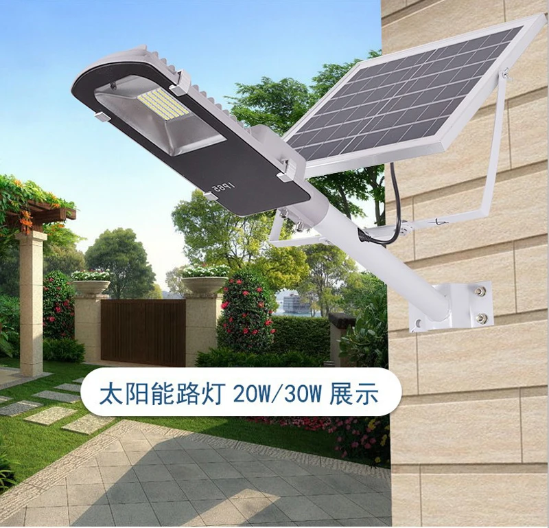 8pcs Remote Control 10W 20W 30W 50W Solar Panel Street Light Solar Sensor Lighting Outdoor Path Wall Emergency Lamp