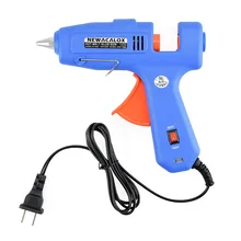 NEWACALOX 60W 100W 100V-240V Hot Melt Glue Gun with 1pc 11mm Stick Heat Temperature Tool Industrial Gun Thermo Copper Nozzle
