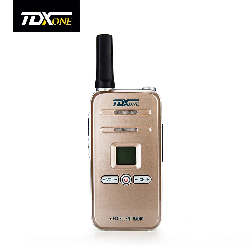 

TDX Q7 Mini Professional Walkie Talkie 5W UHF 400-480MHz PTT Portable Ultra-Slim Two Way Radio Interphone 99 Channel 2-5km