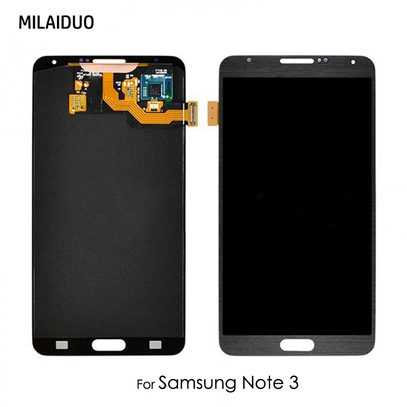 ЖК дисплей TFT для samsung Galaxy Note 3 N900 N9005 N900A сенсорный экран дигитайзер Замена с рамкой