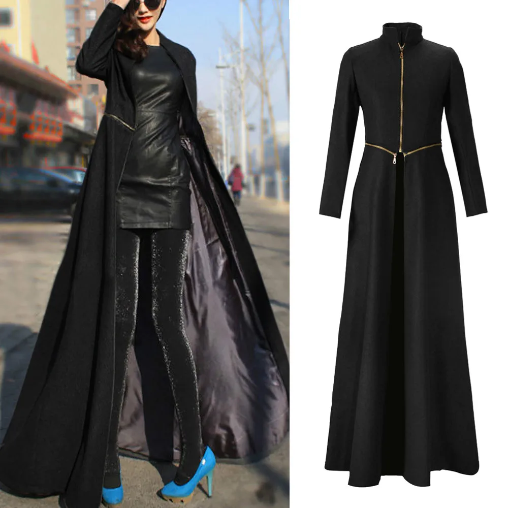 

Winter Women Coat Woman Coats Winter 2018 Womens Jacket Coat Winder Breaker Slim Fit Long Trench Outwear Parka Long Clothes