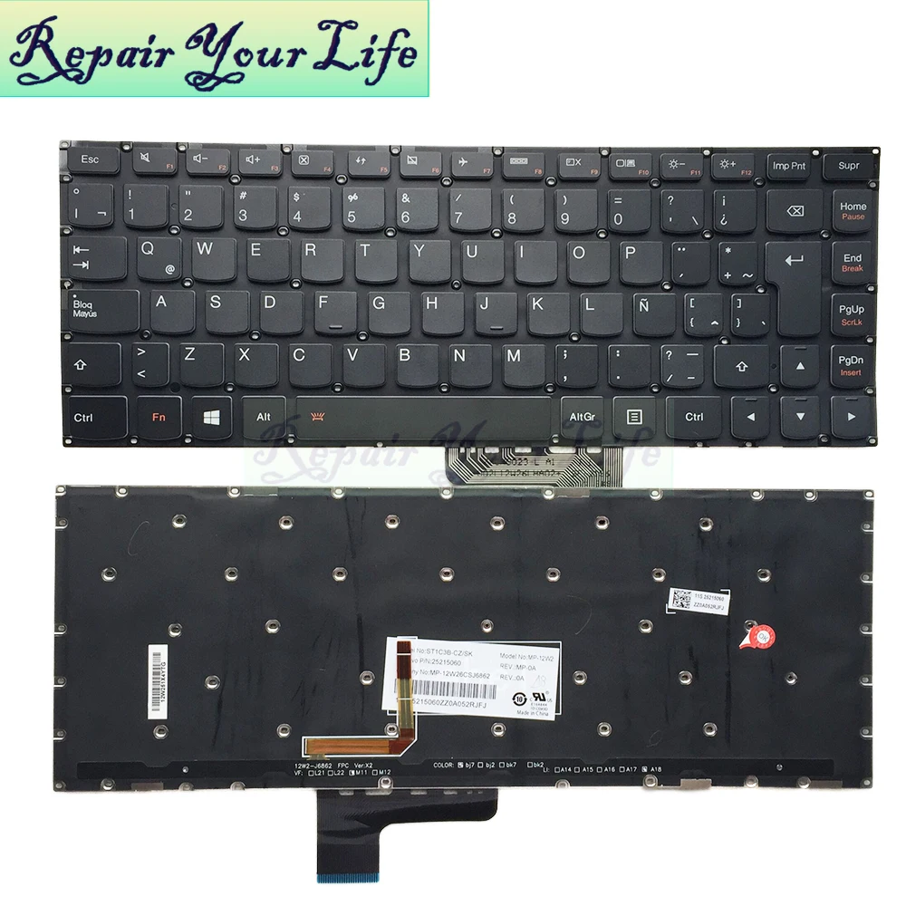 Repair You Life laptop keyboard for Lenovo for yoga 2 13 LA Latin