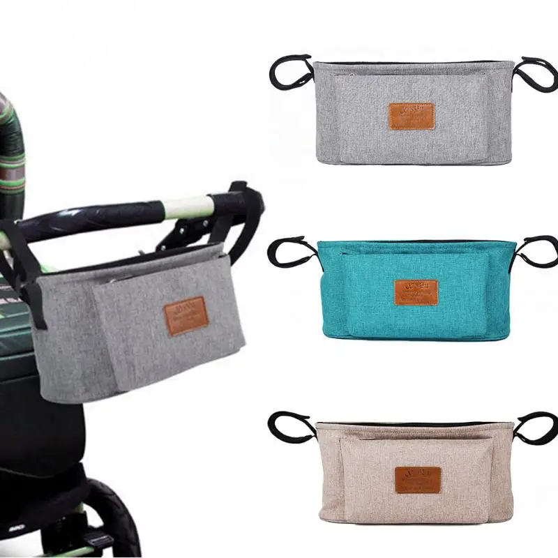 

Baby Stroller bag Nappy Diaper mummy bag carriage hanging basket storage organizer travel Feeding Bottle Stroller Accessories