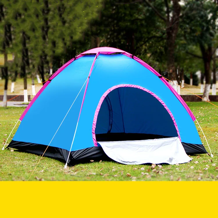 

[TB08]Tent outdoor 3-4 people Fully automatic household 2 people single camping rainproof thickening wild camping tent package