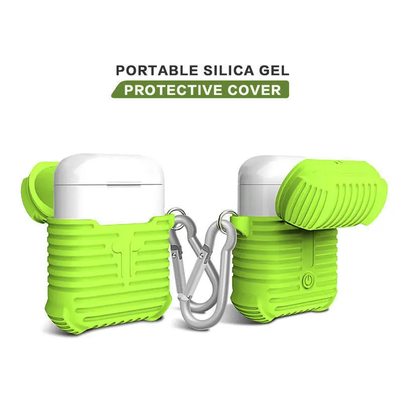 Soft Silicone Earphones Case Box For Apple Airpods Bluetooth Wireless Earphone Protective Skin Bag For Air Pods Ear Cover Pouch