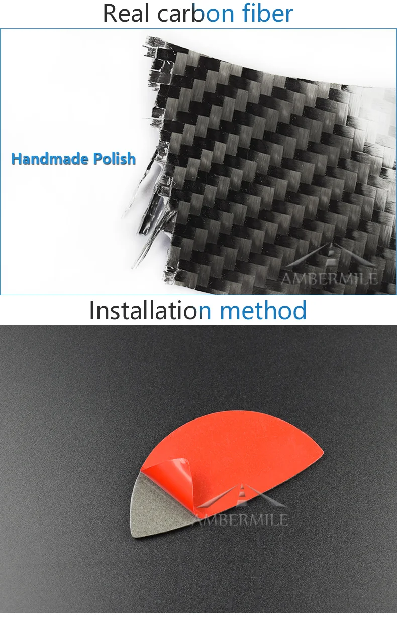  Mini Cooper F55 Clubman F54 Countryman F60 Accessories Interior Carbon Fiber Door Handle Cover Trim Stickers (7)