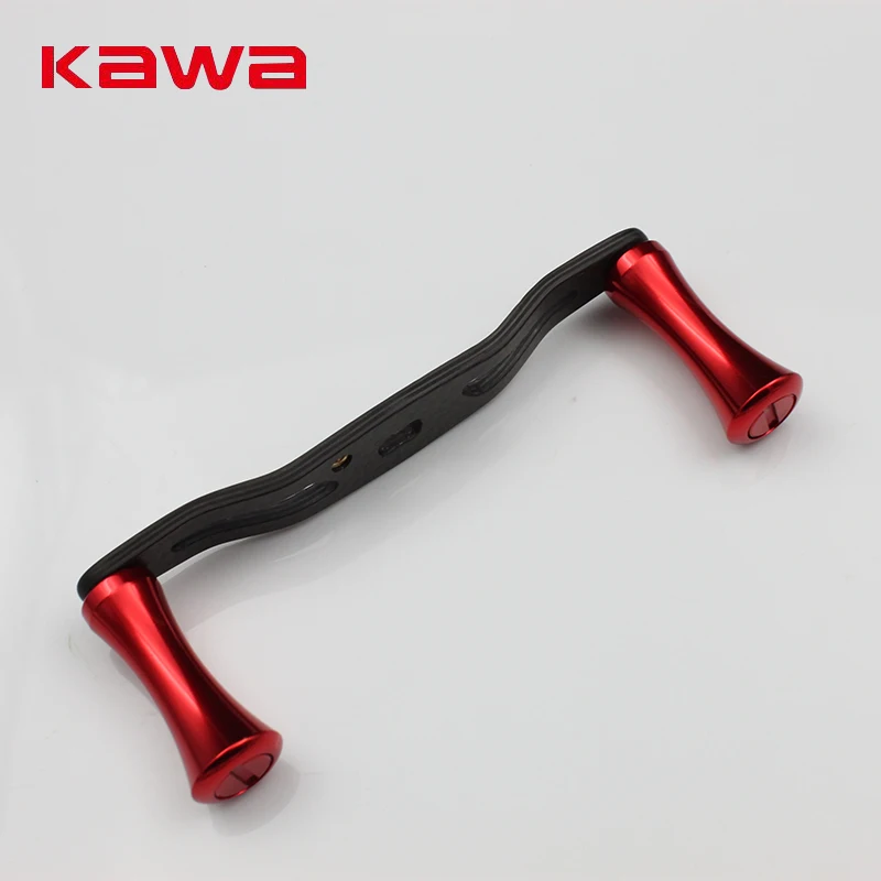 

2017 KAWA New Water Drop Reel Handle Four Bearings Carbon Fiber Fishing Reel Handle for Baitcasting Fishing Reel Rocker