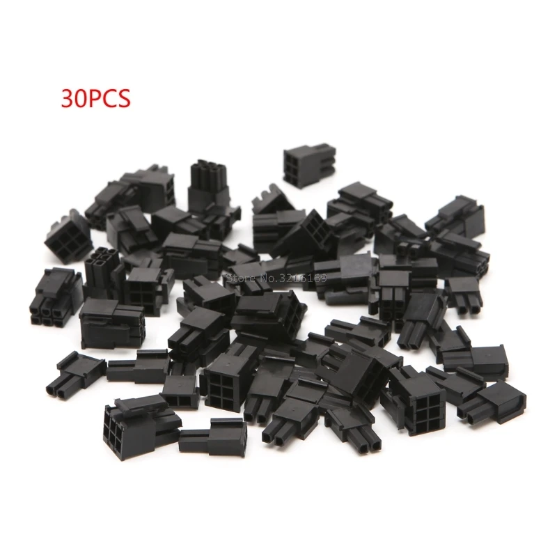 

For 30Pcs/Set 4.2mm 6+2 Pin Male Power Connector Plastic Shell For PC Graphics Card PCI-E Promotion