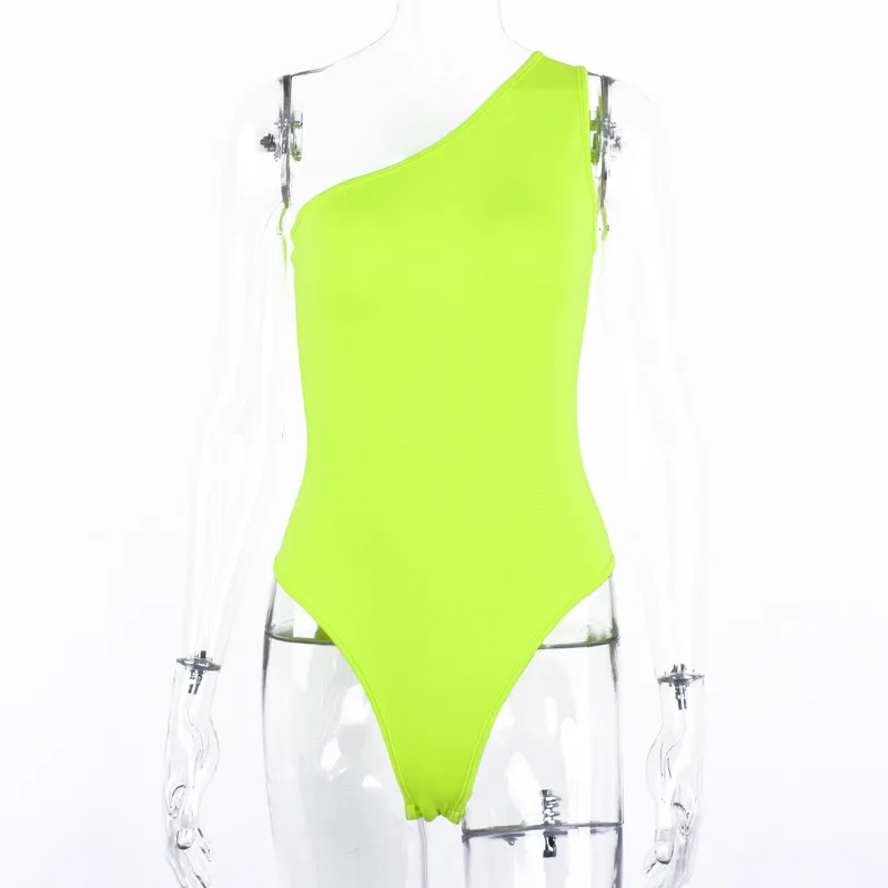 One shoulder bodysuit women24