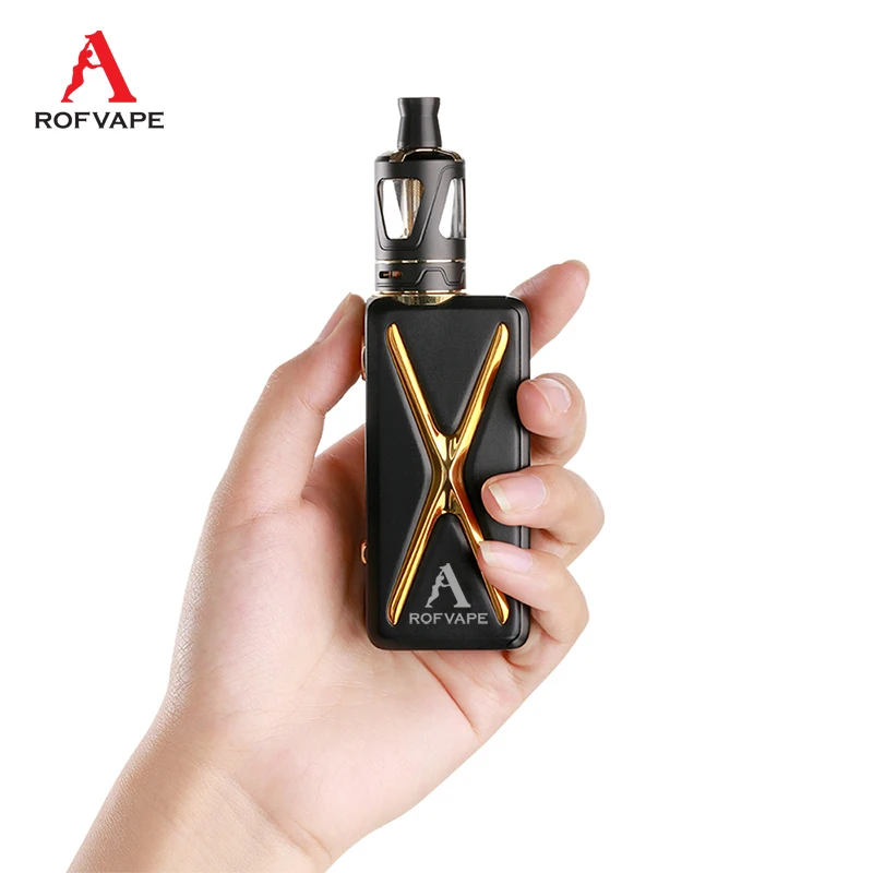 

Original ROFVAPE XER 90W Starter Kit 3500mah Battery Built-in 2.0ml Tank E-Cigarettes Vaporizer 0.91-inch Color Display