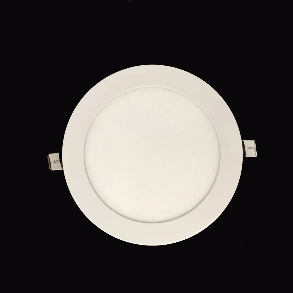 Ultra Thin LED Panel Downlight 3W 6W 9W 12W15W 18W Round/ Square LED Ceiling Recessed Light AC85-265V LED Panel dimmable lamps