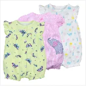 3pcs Baby Girl Clothes Set Flower Dress Sling Skirt Short Sleeve Bodysuit Bow Headband O-neck 6-18m Summer Baby Clothing