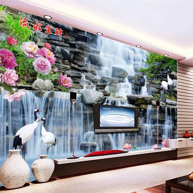 3d Study Bedroom Living Room Tv Background Wallpaper