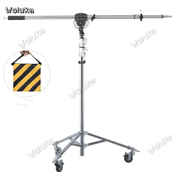 

Studio Mobile light rack stainless steel ceiling frame load-bearing 8kg video boom crossbar Caster bracket CD50 T03