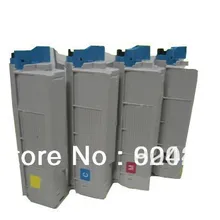 Цены от производителя! Совместимый цветной картридж с тонером используется для OKI C350, C360, BK/C/M/Y 4 шт./лот Премиум-качества