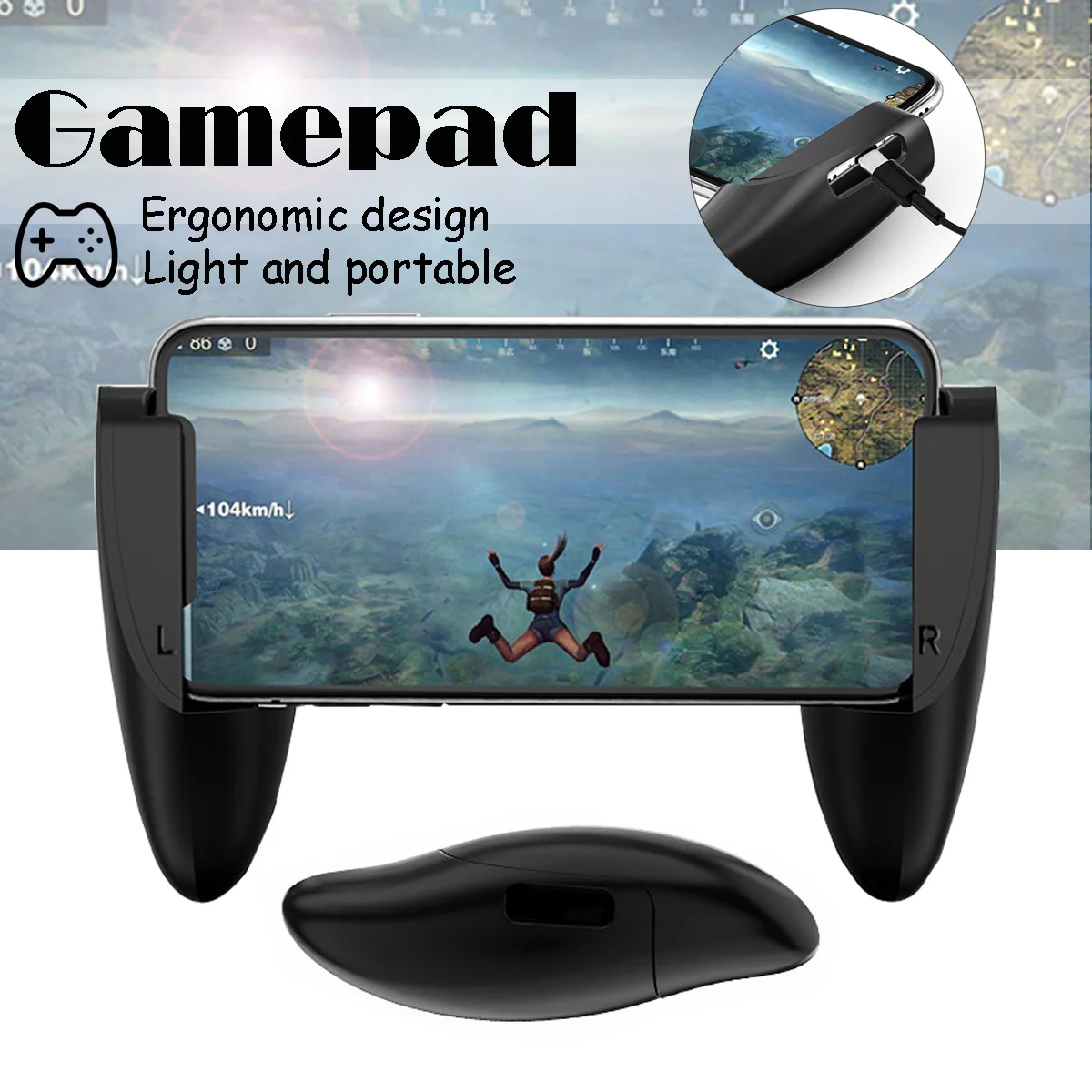 Kopen Game Joystick Grip Uitgebreide Handvat Game Controller Joysticks Gamepad Telefoon Houder voor 4.7 7 Smart Telefoon Voor iPhone