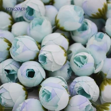 20 шт. шелк искусственный маленький чай бутон розы бутоны поддельные цветы для свадьбы украшения дома DIY гирлянда Скрапбукинг Ремесло