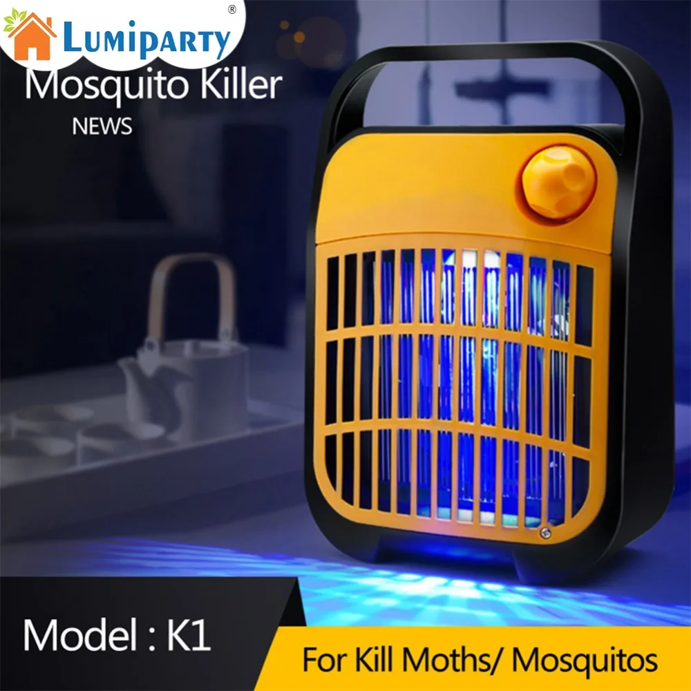 

LumiParty Nonradiative Noiseless Electric Shock LED Mosquito Killer Lamp Night Light Home Room Decoration