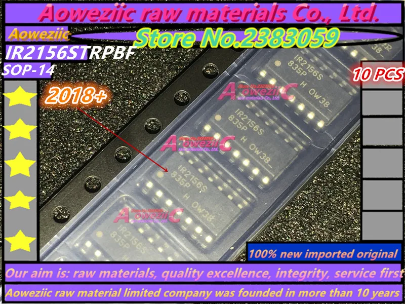 Aoweziic 2018 + 100 новый импортный оригинальный чип управления балластом IR2156STRPBF IR2156S