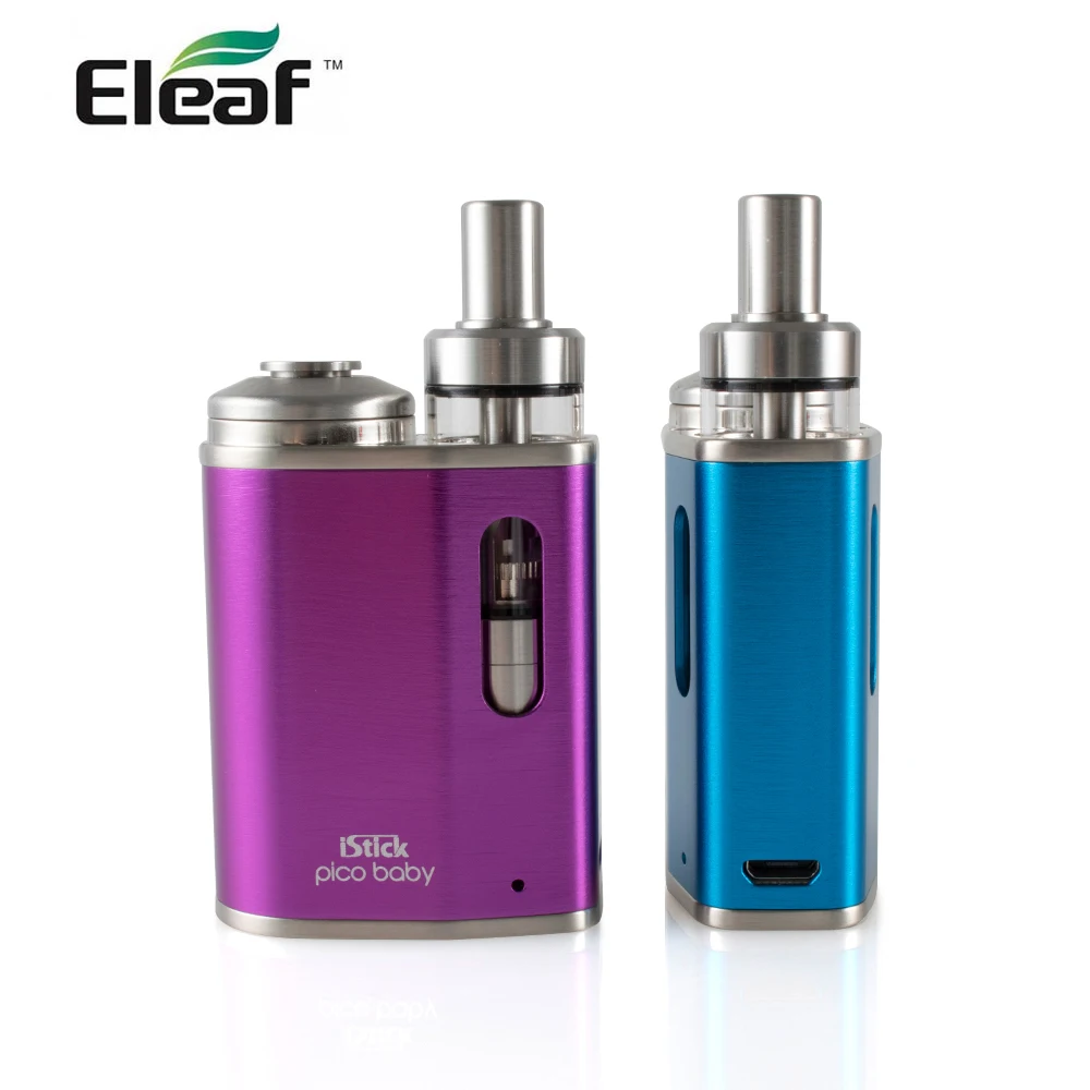 

Original Eleaf iStick Pico Baby starter Kit With 2ml GS Baby Atomizer Built in 1050mAh Battery GS Air 0.75ohm Coil E-Cigarette