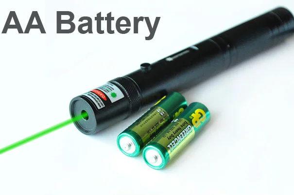 AA Battery Powerful Astronomy GREEN Laser Pointer High Power Lazer Visible Beam 