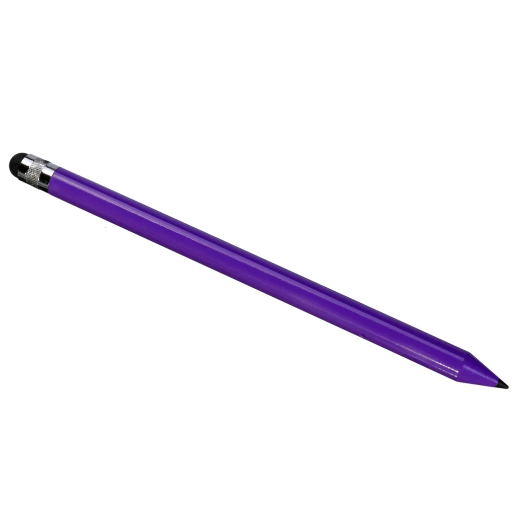 Capacitive Pencil Pen Stylus for iPhone iPad Tablet Phone PC -Purple