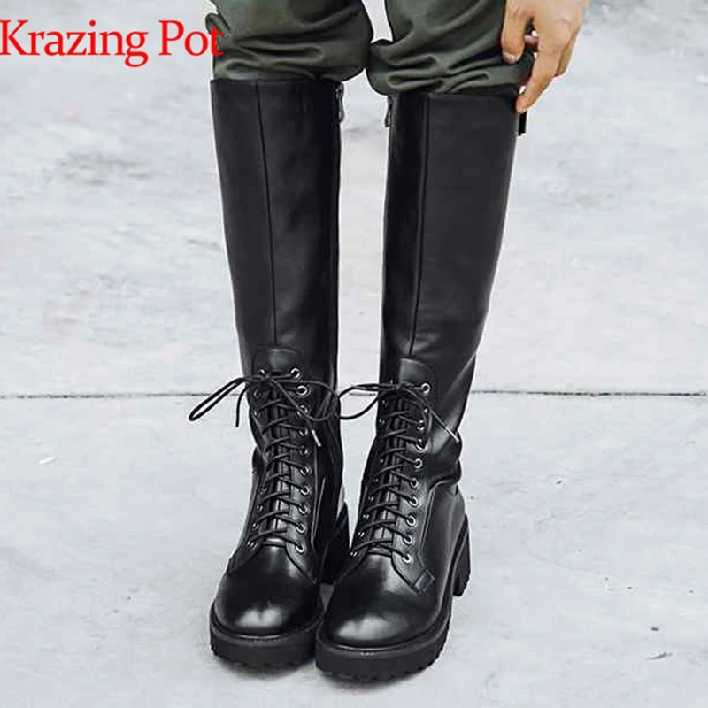 leather boots style