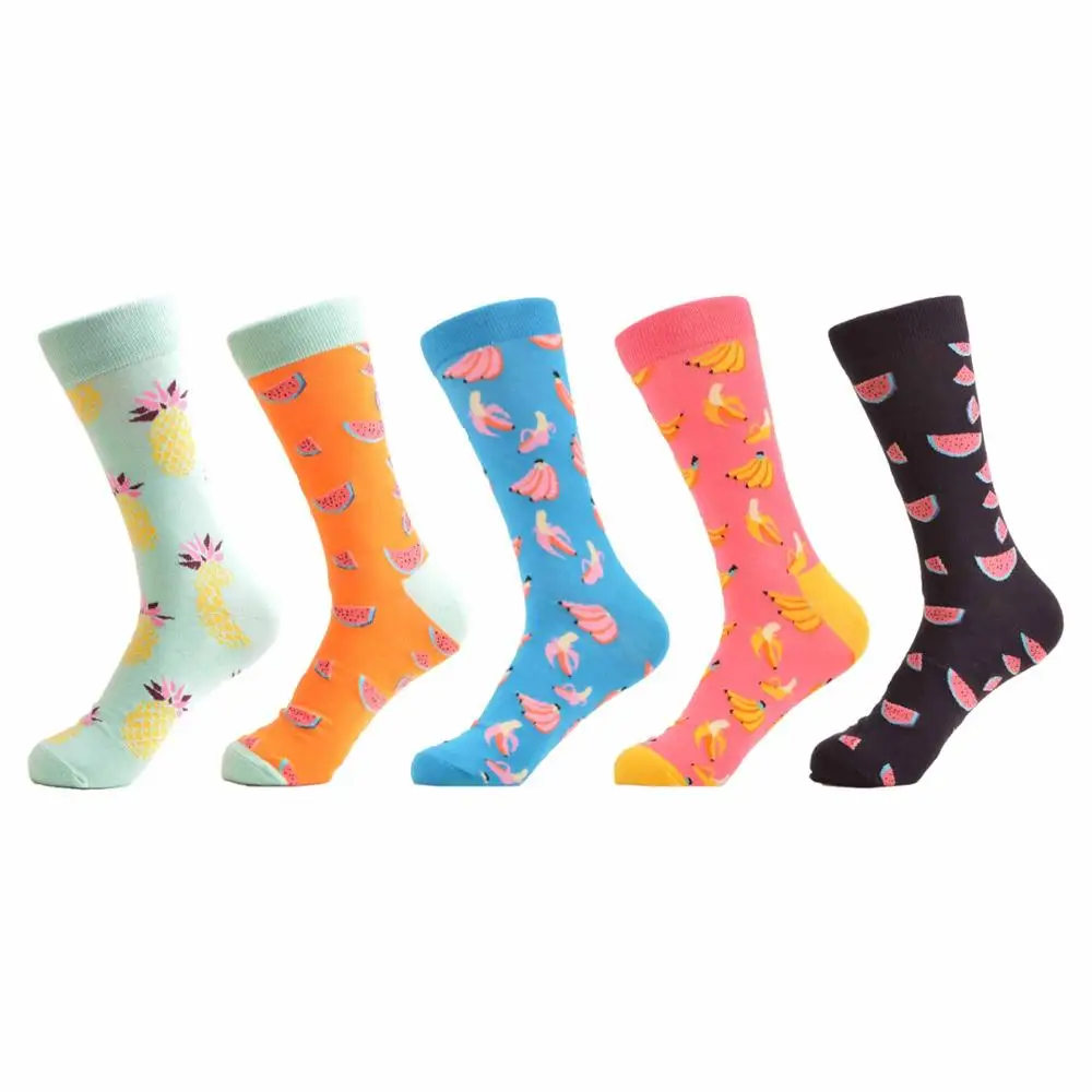 SANZETTI/5 пара/лот, классические креативные Модные женские носки в горошек, повседневные домашние забавные носки-лодочки для подарка - Цвет: 20324