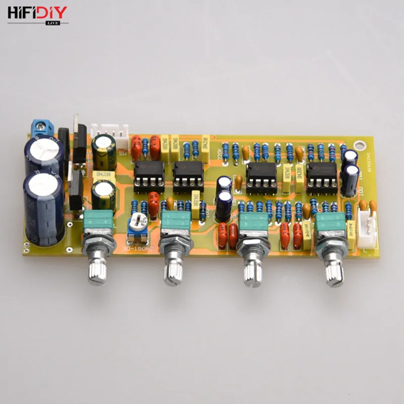 DIY HIFI аудио fever усилитель тональности доска NE5532 Предварительный усилитель доска для 2,1 канальный аудио усилитель доска с помощью