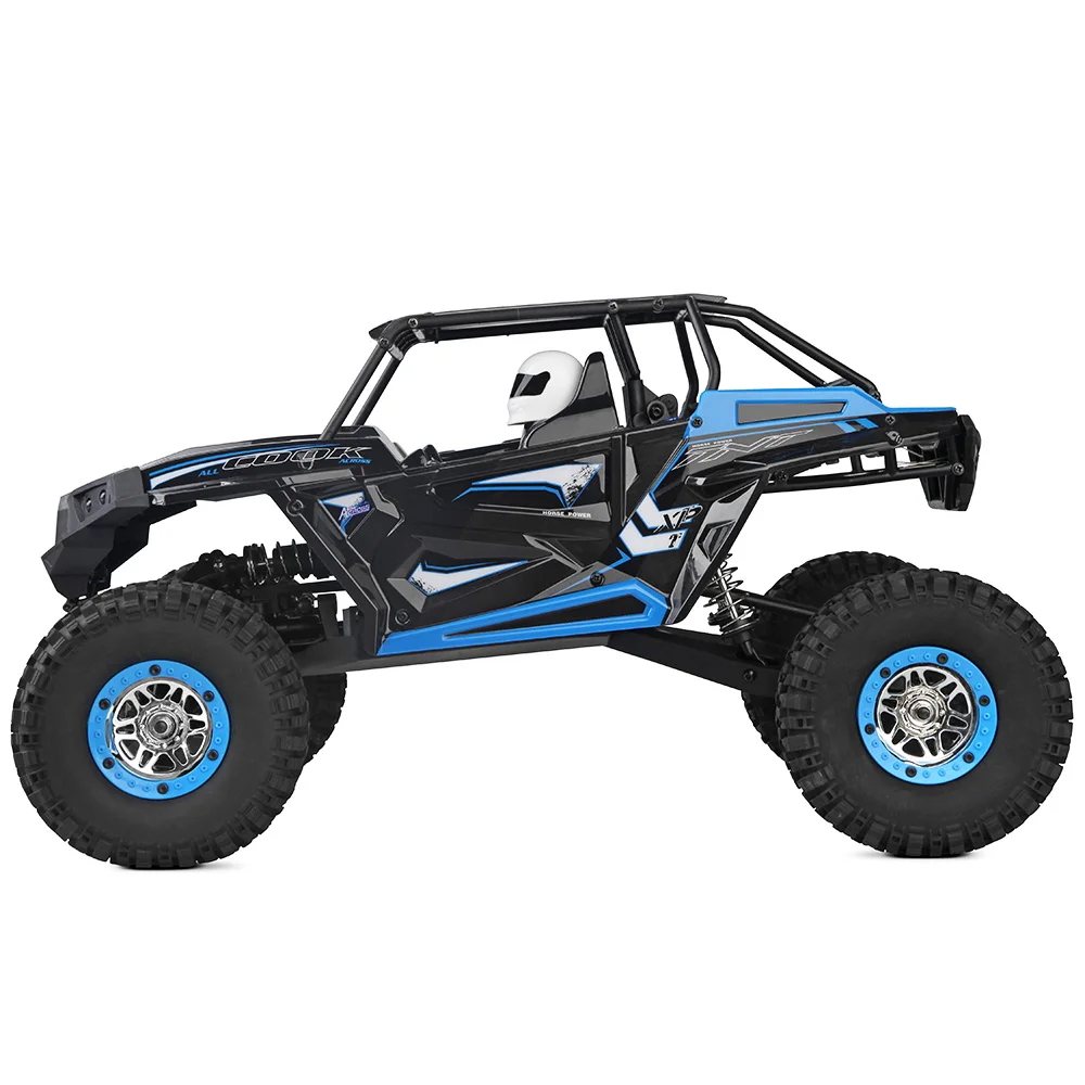 Радиоуправляемый автомобиль Wltoys 10428-B 1/10 2,4G 2CH 4WD 30 км/ч электрический рок матовый внедорожный гусеничный w/светодиодный RTR RC альпинистский автомобиль