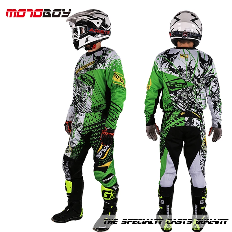 Мужской спортивный костюм Motoboy футболка и штаны из полиэстера с цветным принтом