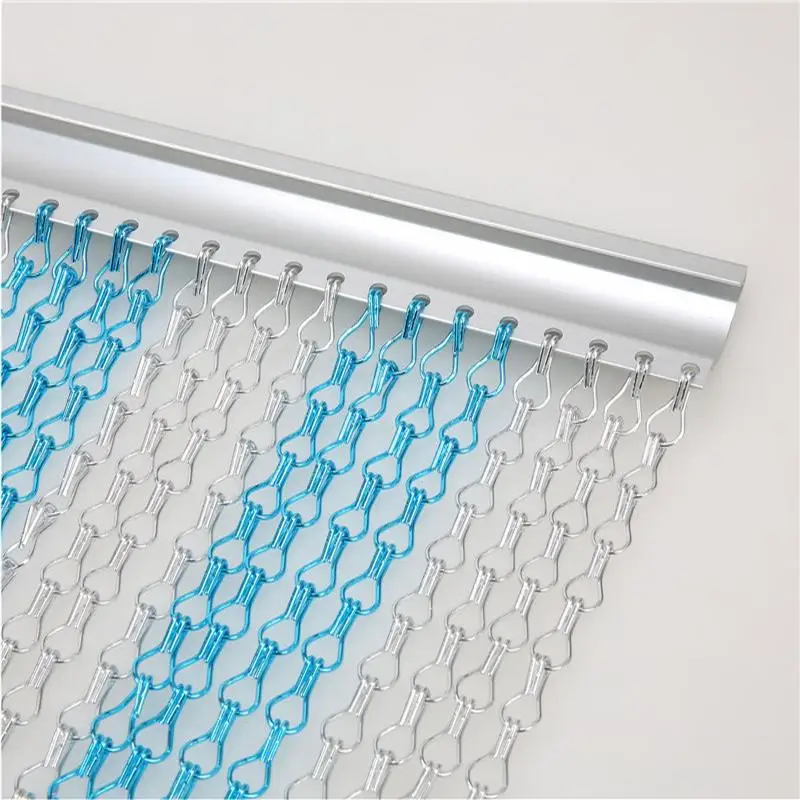 Алюминиевая занавеска из звеньев цепи для отделки комнаты|chain link curtain|aluminum chain