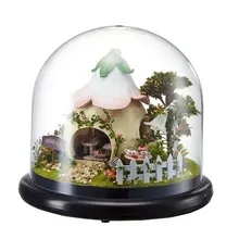 Кукольный дом Миниатюрный DIY кукольный домик с деревянная мебель для дома для детей подарок на день рождения настроение для детские игрушки